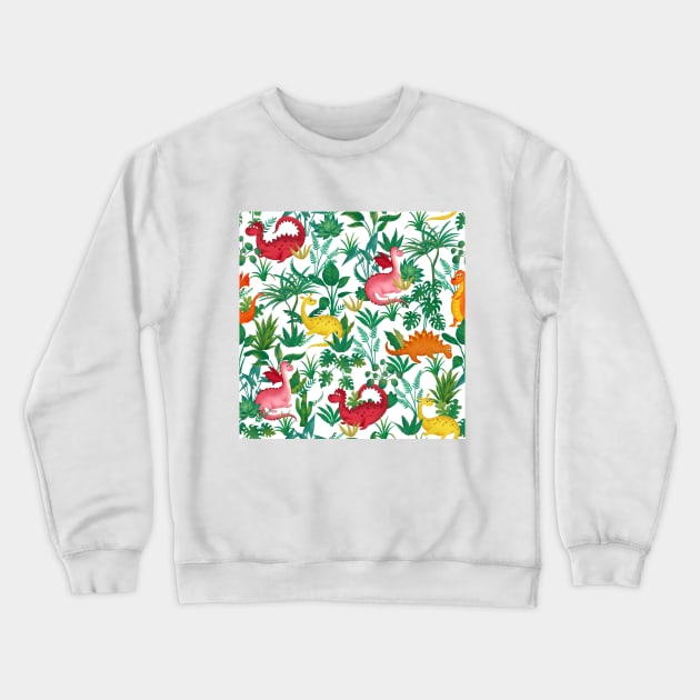 Dino Safari Crewneck Sweatshirt by Unalome_Designs